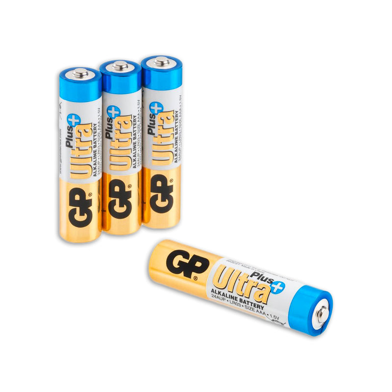 Load image into Gallery viewer, GP Ultra Plus alkaline AAA-batterijen 4PK
