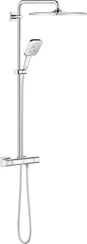 Grohe rainshower smartactive 310 regendouche mono cube - met thermostaatkraan - chroom - 26652000