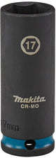 Makita e-16346 impact black krachtdop 3 8 lang | 17 mm