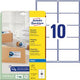 Adresetiketten avery quickpeel 250 stuks