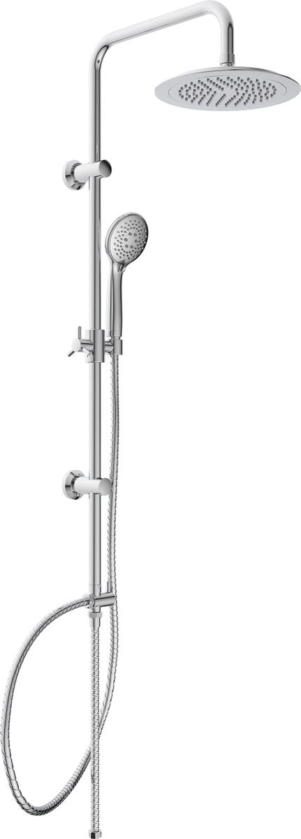 Eisl hoofddouche set - schroeven of plakken - chroom
