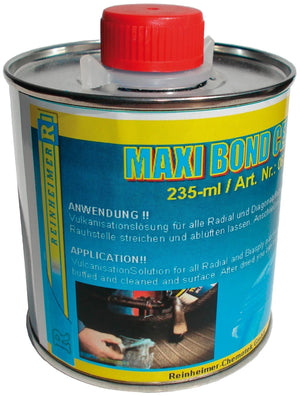 Reinheimer vulkanisierflüssigkeit maxi bond cement maxi-cement 235 ml accelerator solution