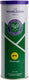 Slazenger s tb wimbledon 3tin unisex tennisballen - geel
