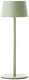 Brilliant jona - buiten tafellamp - led 2w - ø 9 cm - 170 lm - 3000k - 3-steps dimbaar - usb oplaadbaar - ip44 - groen