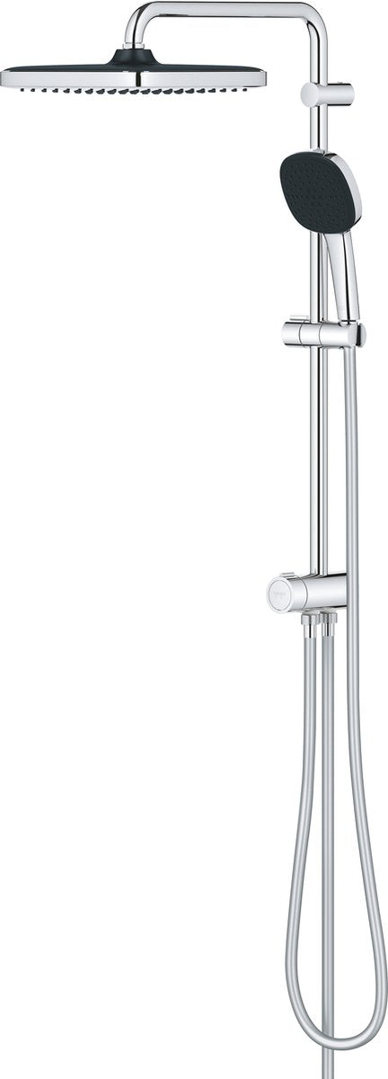 Grohe vitalio comfort 250 flex douchesysteem met omstelling voor wandmontage - zonder thermostaatkraan - waterbesparend - chroom
