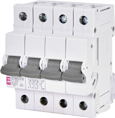 Eti installatie automaat c25 10ka 3p+n