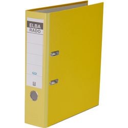Ordner elba rado brilliant geel a4 500 vel karton polypropyleen