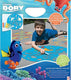 Jonotoys finding dory stoepkrijt met grote sjablonen om op straat te tekenen