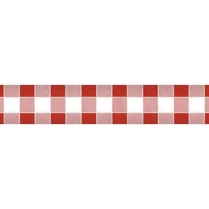 Wicotex damast tafelpapier 1,20x8m ruit rood