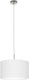 Eglo pasteri - hanglamp - 1 lichts - ø38 cm - nikkel-mat - wit