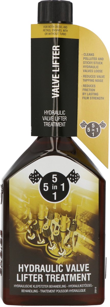 5in1 hydraulic valve lifter treatment - hydraulische klepstoters additief 310ml