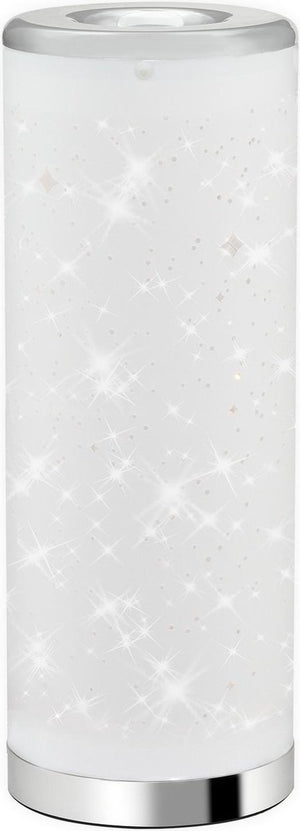 Briloner - yota - led tafellamp - 5 w - 400 lm - ip20 - chroom - kunststof - incl. 1x gu10 - ø 13,1 cm