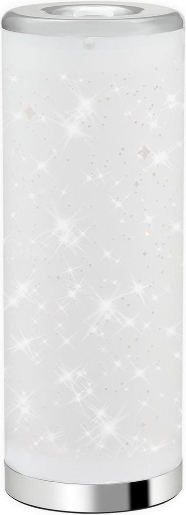 Briloner - yota - led tafellamp - 5 w - 400 lm - ip20 - chroom - kunststof - incl. 1x gu10 - ø 13,1 cm