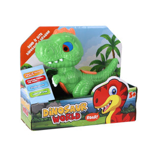 Dino met licht en geluid en talk back functie