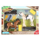 Paarden speelset met accessoires | 2 stuks