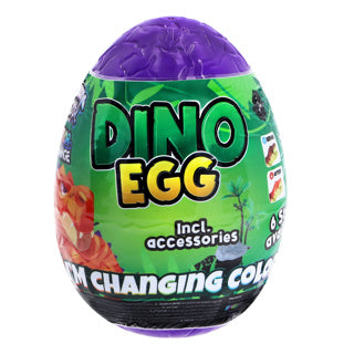 Amazing cool ei color changing dino 6 assorti met accessoires | 6 stuks