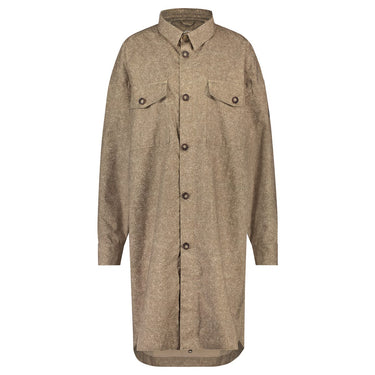 Puch oversized regen shirt dames lead gray