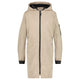 Puch lang bomber regenjas dames cement