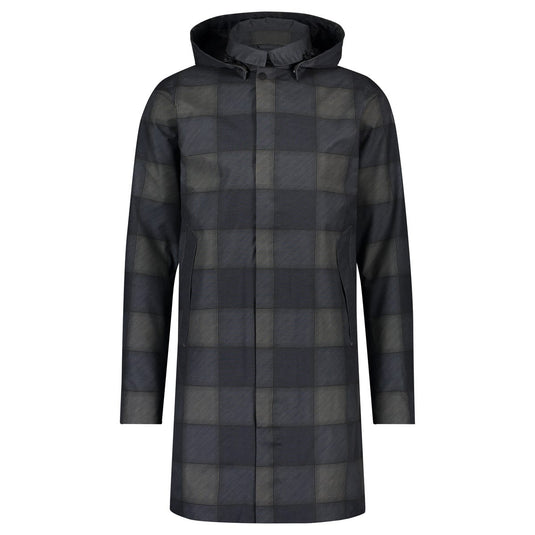 Pic mac regenjas urban outdoor heren navy green check