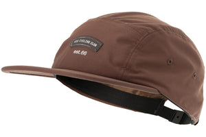 5-panel cap roodbruin