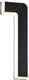 Paulmann solar led-huisnummerverlichting incl. verwisselbare accu nummer 1 ip44 3000k 6lm zwart