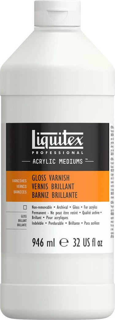 Liquitex 6232 professional glans vernis 946 ml – acrylvernis glanz | uv-bescherming | vergeelt niet | voor acrylverf