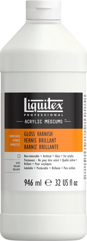 Liquitex 6232 professional glans vernis 946 ml – acrylvernis glanz | uv-bescherming | vergeelt niet | voor acrylverf