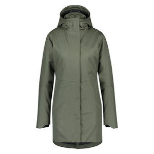 Clean winterregenjas dames army green