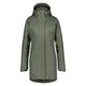 Clean winterregenjas dames army green