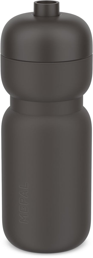 Mepal bidon squeeze sport - 600 ml - knijp en drink - lekdicht ventiel - vaatwasmachinebestendig - drinkflessen - graphite black