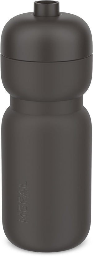 Mepal bidon squeeze sport - 600 ml - knijp en drink - lekdicht ventiel - vaatwasmachinebestendig - drinkflessen - graphite black