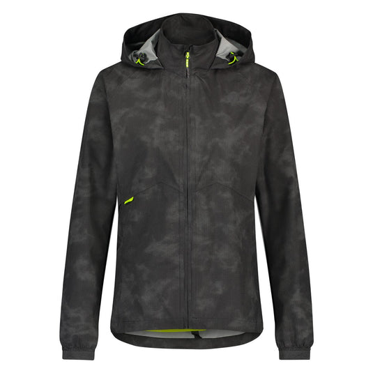 Agu compact regenjas commuter dames - zwart - reflecterend
