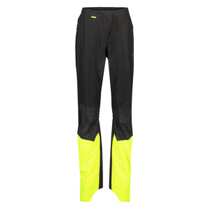 Tech regenbroek commuter dames hi-vis reflectie hi vis zwart
