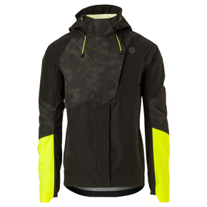 Puch tech regenjas commuter heren hi-vis reflectie hi vis zwart