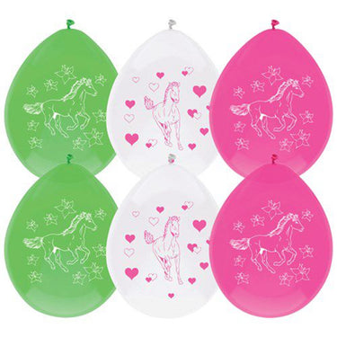 Haza ballonnen paarden, 6st.