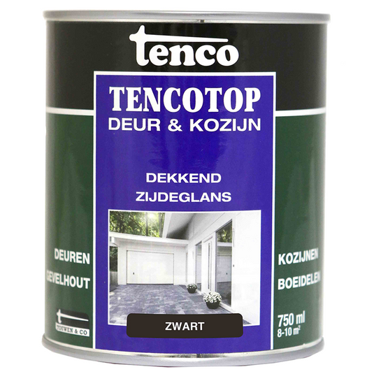 Tenco 1054948 - top zg dekk. zwart deur kozijn 0,75 l | 3 stuks
