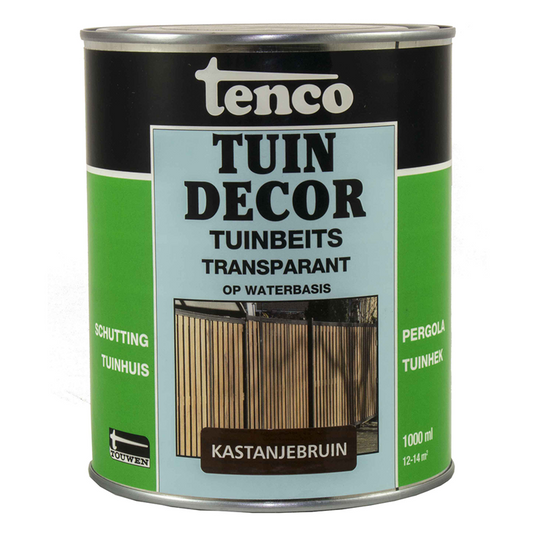 Tenco 1045124 - tuindecor 1l trans kastanjebr | 3 stuks