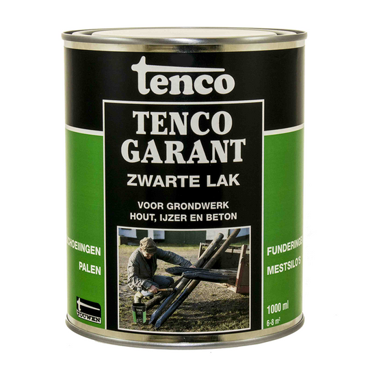 Tenco 1034384 - garant zwarte lak 1l | 3 stuks