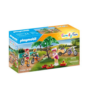 Load image into Gallery viewer, Playmobil Family Fun Mountainbike Tour 71426
