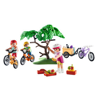 Load image into Gallery viewer, Playmobil Family Fun Mountainbike Tour 71426

