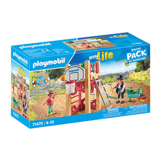 Load image into Gallery viewer, Playmobil 71475 starter packs timmerman op weg naar klus
