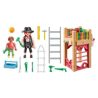 Load image into Gallery viewer, Playmobil 71475 starter packs timmerman op weg naar klus
