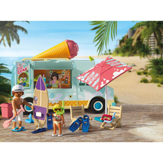 Load image into Gallery viewer, Playmobil 71904 ijscowagen met surfshop
