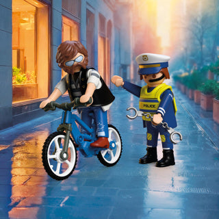 ギャラリービューアに画像をロードする, Playmobil 72076 fietsendiefstal | 2 stuks
