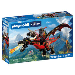 Playmobil 72114 zwarte draak.
