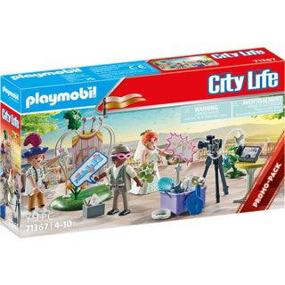 ギャラリービューアに画像をロードする, Playmobil city life bruidspaar met camera promo pack - 71367
