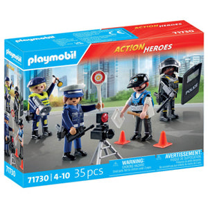 Playmobil action heroes politie figuren set - 71730
