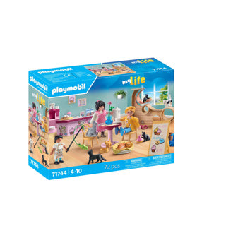 Load image into Gallery viewer, Playmobil 71744 kattencafé
