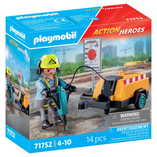 Afbeelding laden in galerijviewer, Playmobil 71752 bouwvakker | 2 stuks
