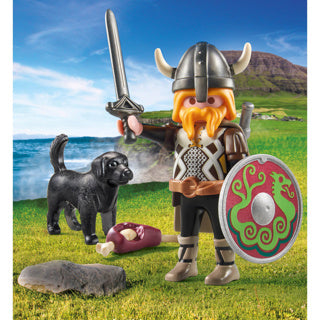 Load image into Gallery viewer, Playmobil 71755 viking met waakhond | 2 stuks
